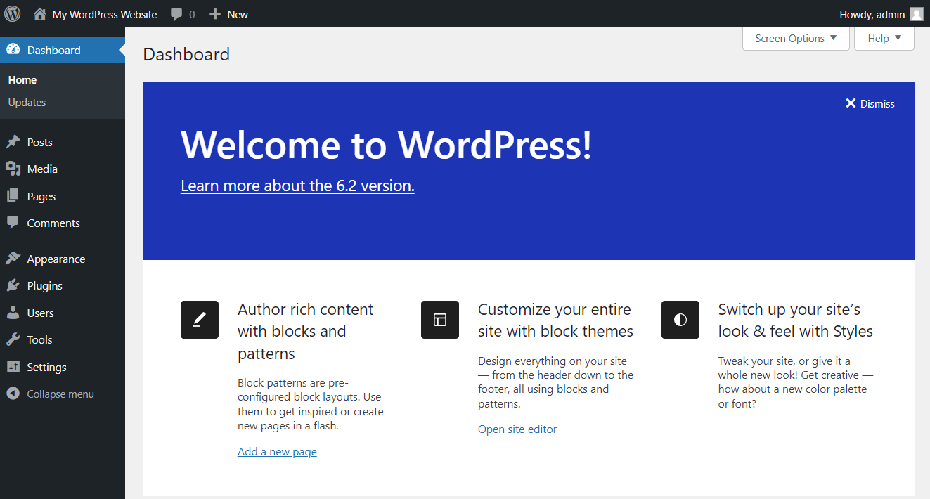 How to build a WordPress website